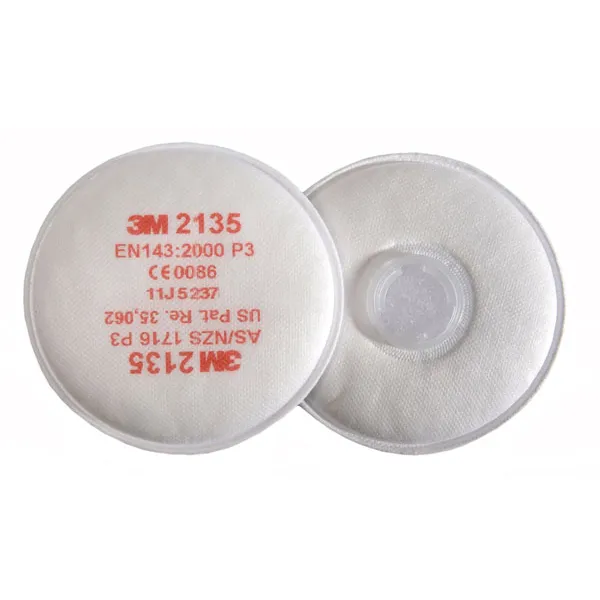 3M 2135 P3 Respirator Filter (Pack of 20) — White